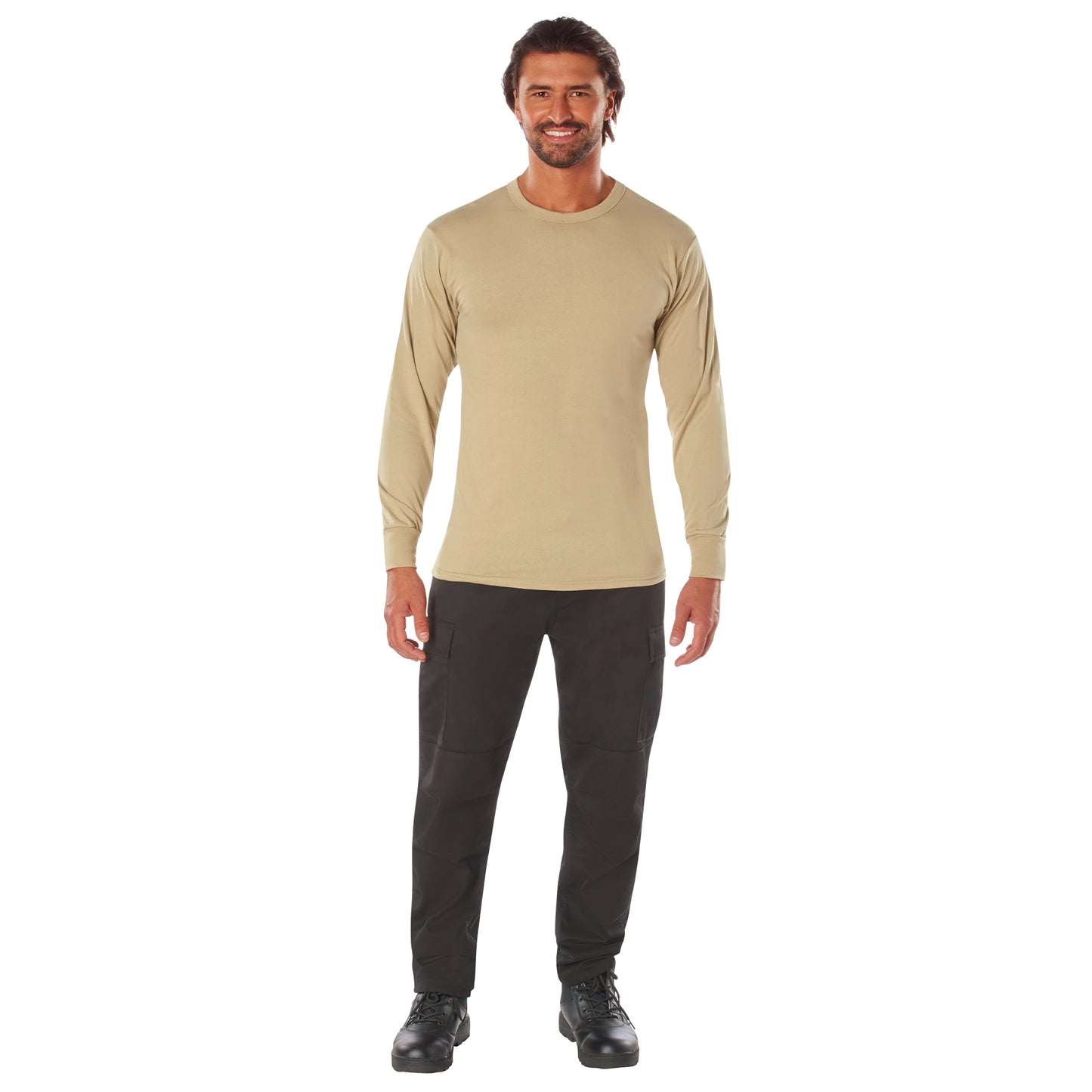 Rothco Long Sleeve Solid T-Shirt | Comfortable, Durable & Customizable