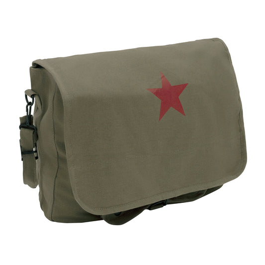 Rothco Vintage Canvas Shoulder Bag With Red Star