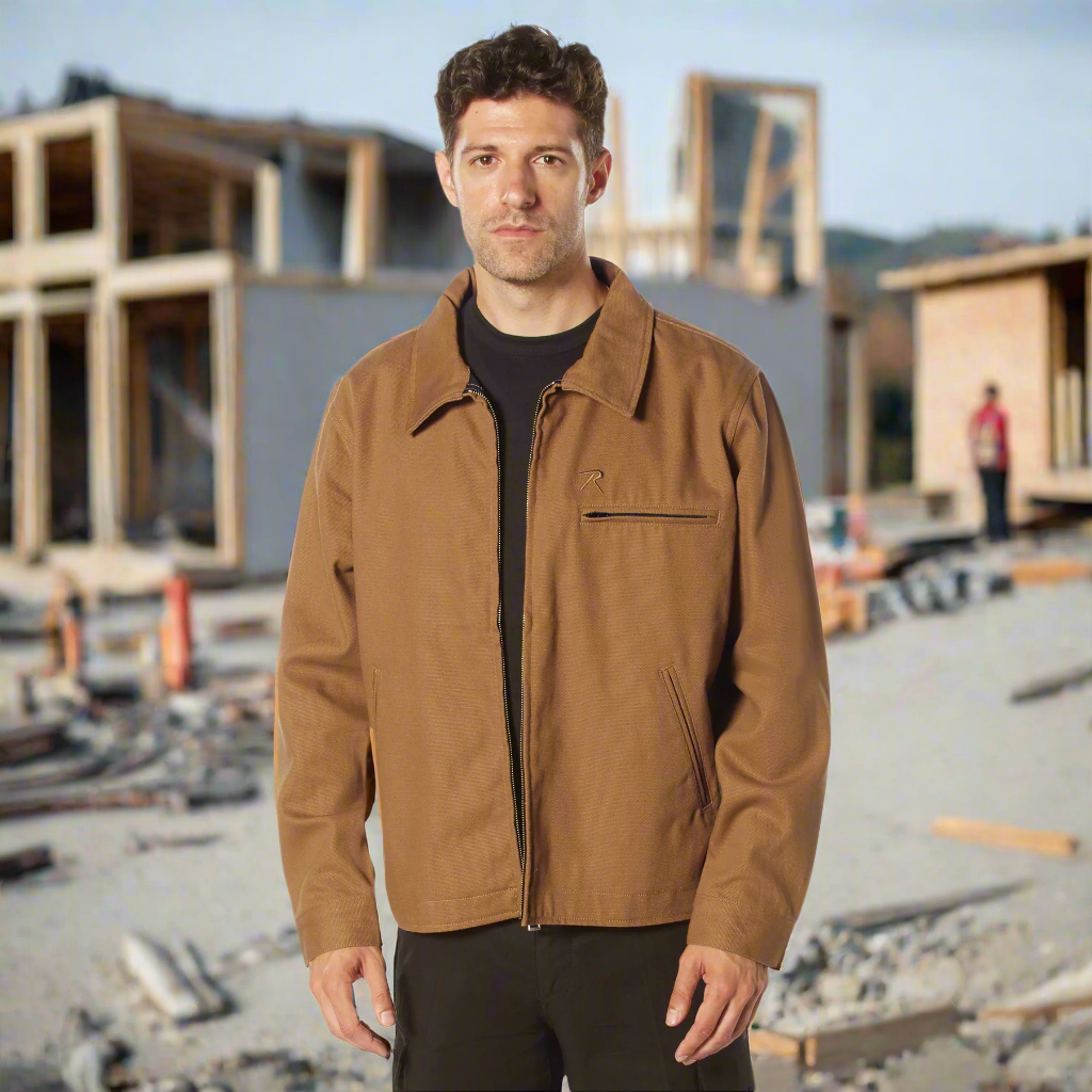 Rothco Lightweight Canvas Work Jacket | Durable and Stylish Workwear