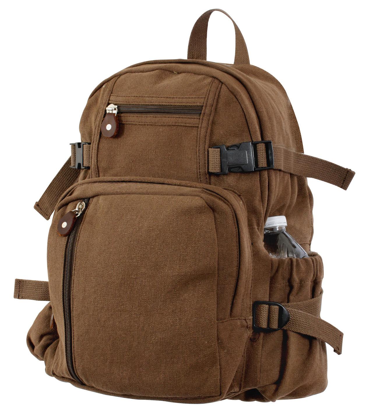 Rothco Vintage Canvas Compact Backpack | Tac Essentials