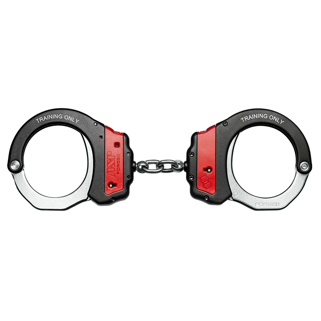 Chain Handcuffs - ASP Training Ultra Plus Chain Cuffs - Red