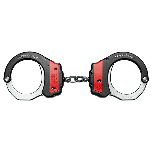 Chain Handcuffs - ASP Training Ultra Plus Chain Cuffs - Red