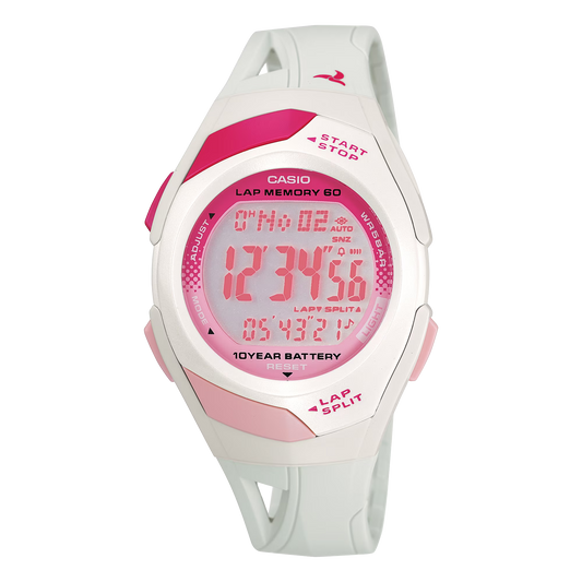 Watches - Casio Women's Mid-Size Running Watch W/ 60-Lap Memory