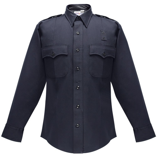 Flying Cross Deluxe Tactical Long Sleeve Shirt w/ Com Ports - LAPD Navy