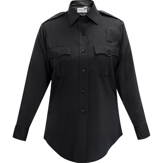 Flying Cross Justice Women's Long Sleeve Shirt - LAPD Navy