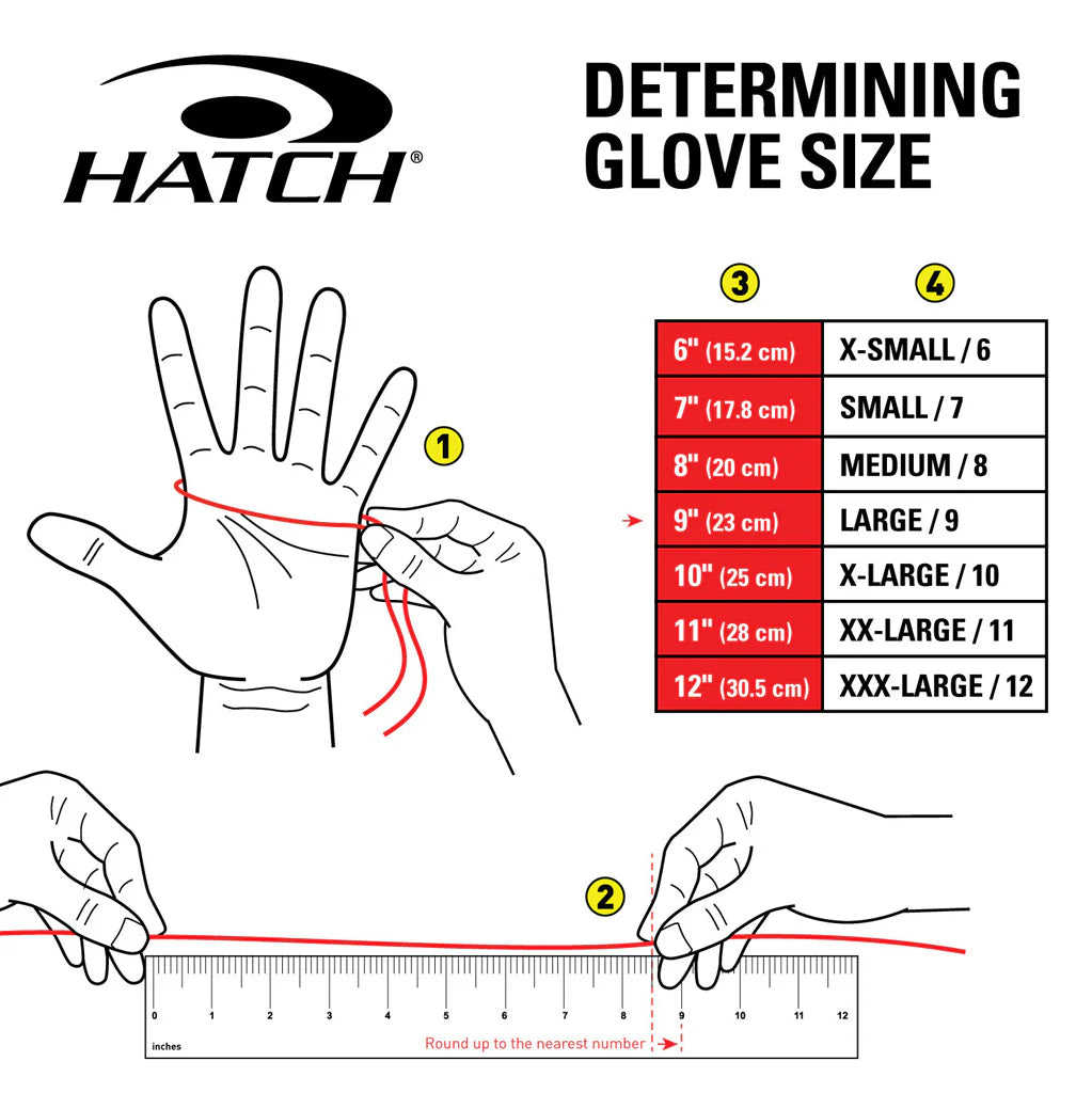 Hatch Glove Size Chart