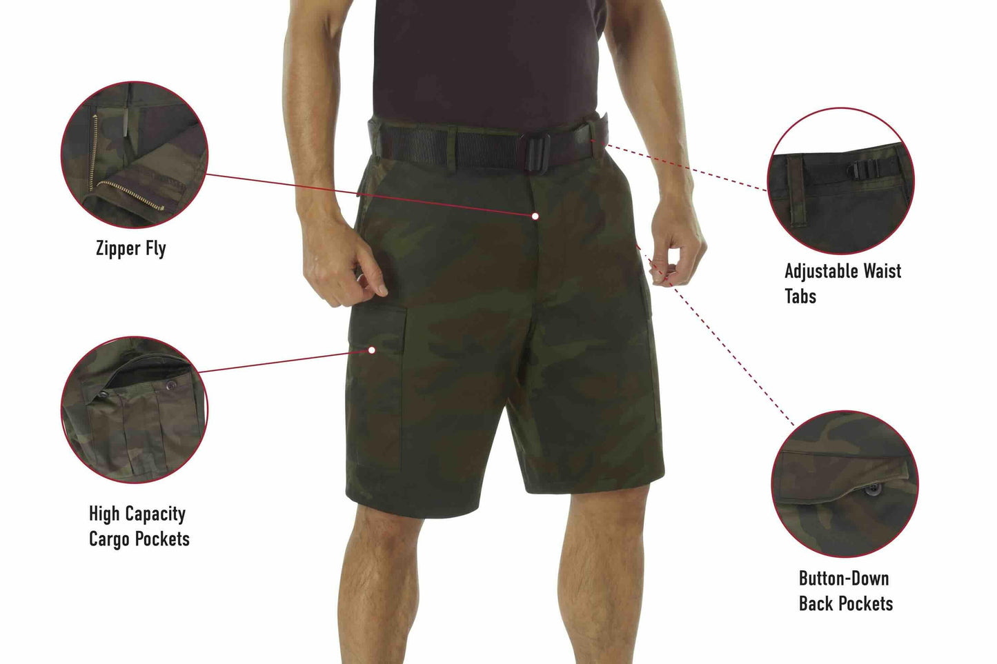 Rothco Colored Camo BDU Shorts | Tac Essentials