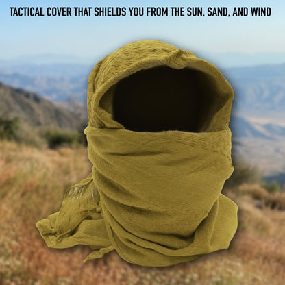 Rothco Solid Color Shemagh Tactical Desert Keffiyeh Scarf