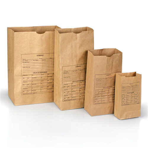 Evidence Collection - Lightning Powder Printed Paper Evidence Bags Style 86