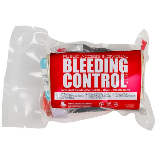 First Aid Kits - North American Rescue Individual Bleeding Control Kit - Intermediate - Vacuum Sealed