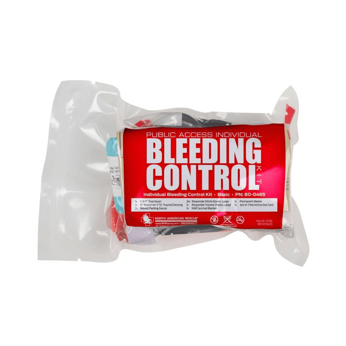 North American Rescue Bleeding Control Kit - Advanced - Vacuum Sealed ...