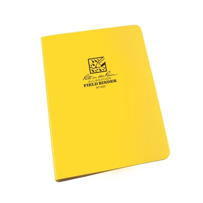 Rite in the Rain Ring Binder - 0.5 Yellow | Tac Essentials