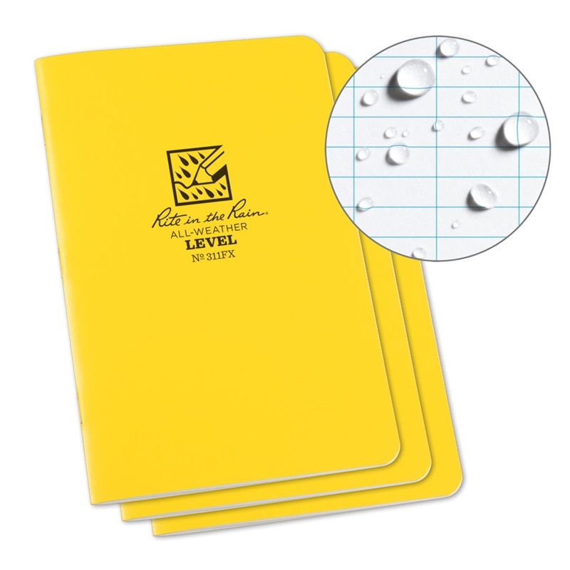 Rite in the Rain Field-Flex Stapled Mini Notebook - 3 Pack | Tac Essentials