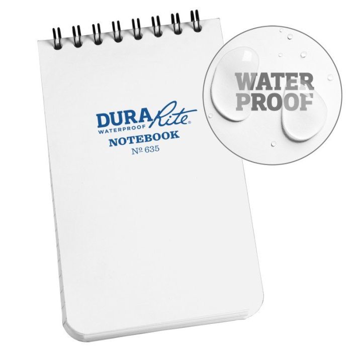 Rite in the Rain Waterproof Durarite Top Spiral Notebook - 3 x 5 | Tac Essentials