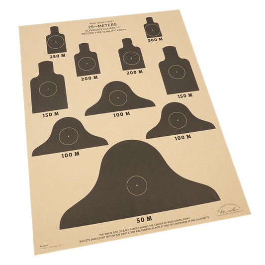 Targets - Rite In The Rain 25 Meter ALT-C Qualification Targets (17" X 22")