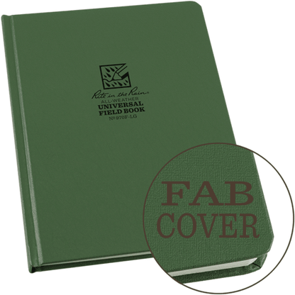 Notepads & Clipboards - Rite In The Rain Hard-Cover Notebook (6.75" X 8.75")