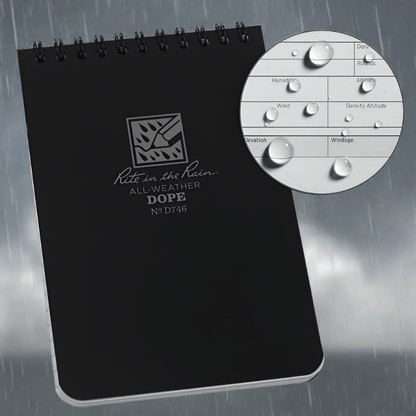 Notepads & Clipboards - Rite In The Rain DOPE Logbook