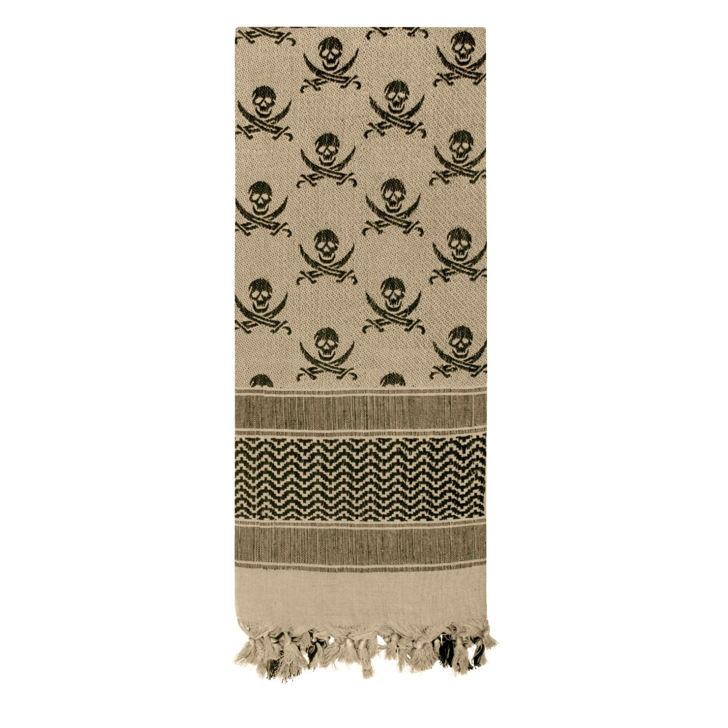 Rothco Skulls Shemagh Tactical Desert Keffiyeh Scarf