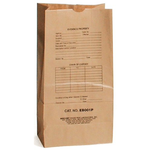 Sirchie Preprinted Kraft Evidence Bags (Set of 100) | Tac Essentials