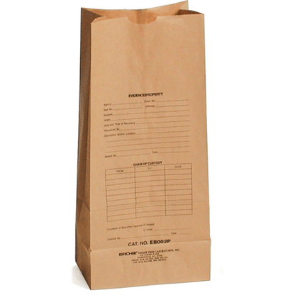 Sirchie Preprinted Kraft Evidence Bags (Set of 100) | Tac Essentials