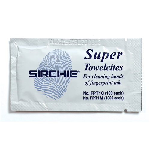 Sirchie Search Super Cleaner Towelettes | Forensics | Law Enforcement