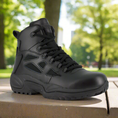 Boots - Reebok Rapid Response 6'' Stealth Boot W/ Soft Toe - Black