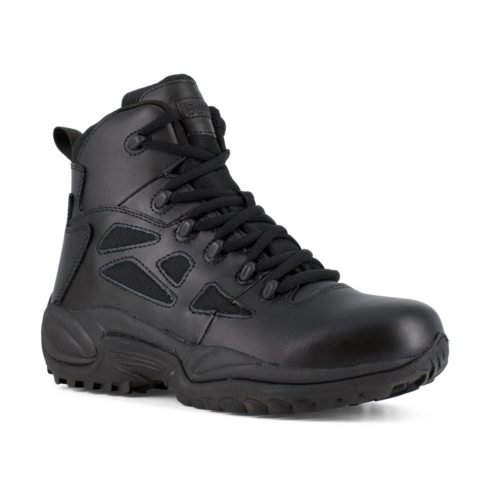 Boots - Reebok Rapid Response 6'' Stealth Boot W/ Soft Toe - Black