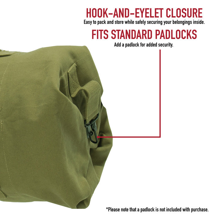 Rothco G.I. Style Canvas Double Strap Duffle Bag