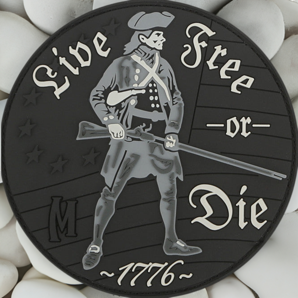 Clothing Accessories - Maxpedition Live Free Or Die Morale Patch