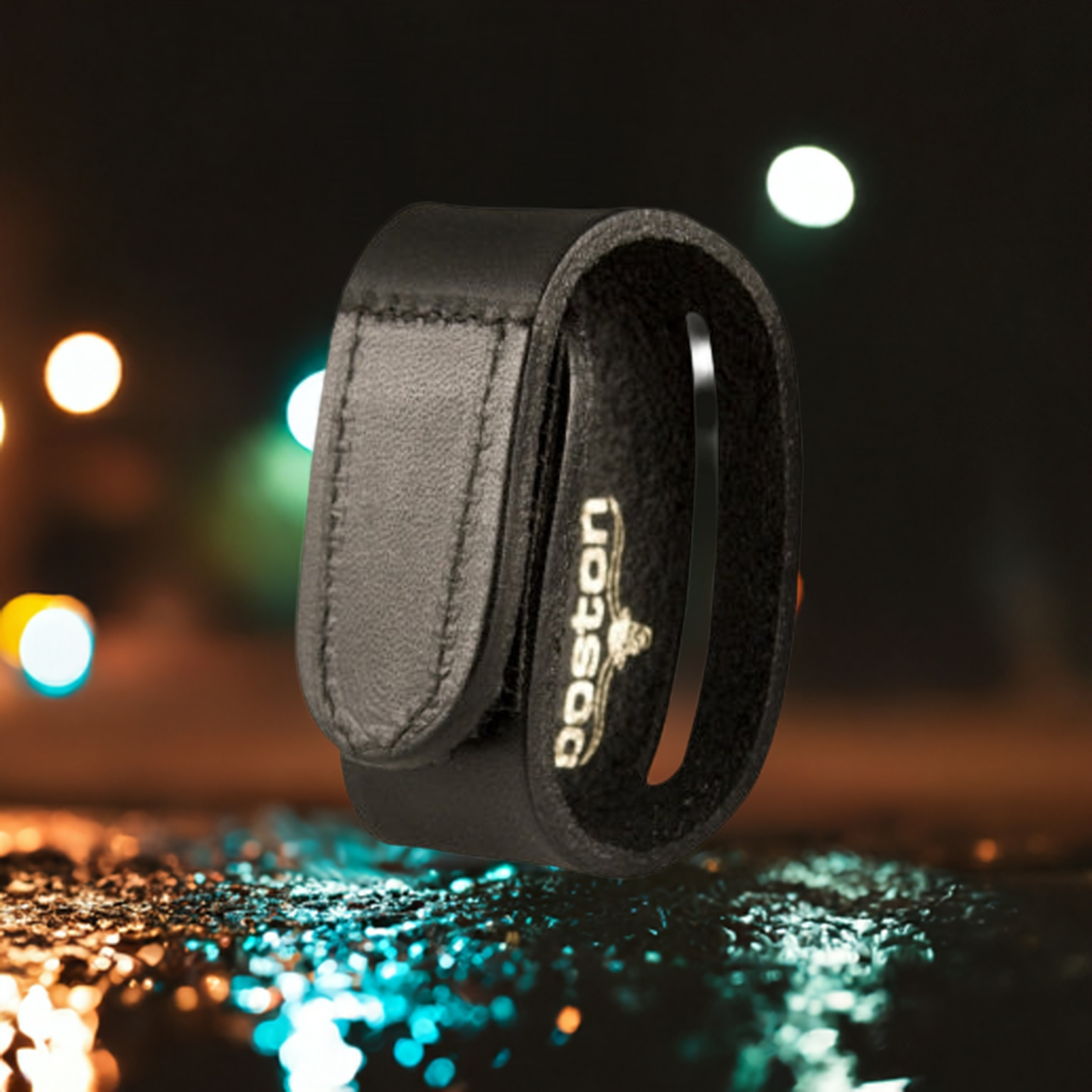 Duty Belt Gear - Boston Leather 1 ½ Double Slotted Belt Keeper - Hook And Loop
