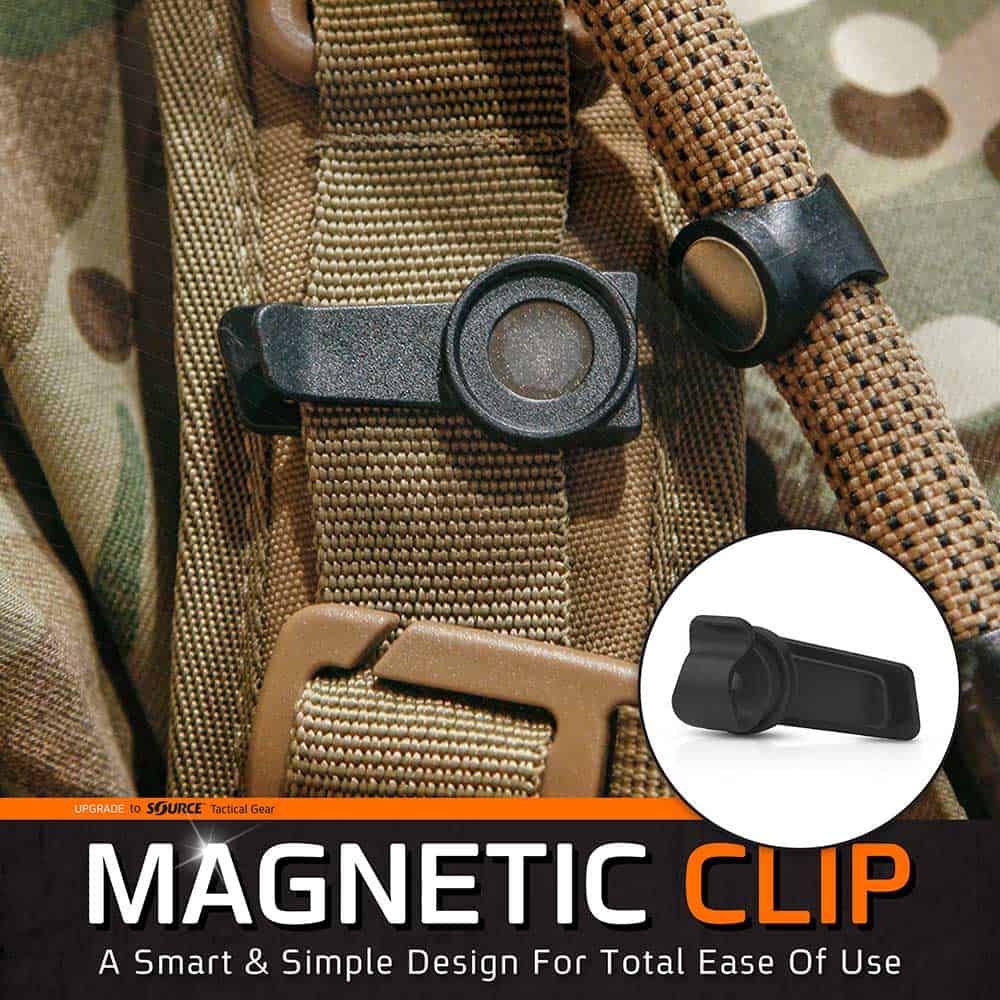 SOURCE Tactical Hydration Tube Magnetic Clip | Tac Essentials