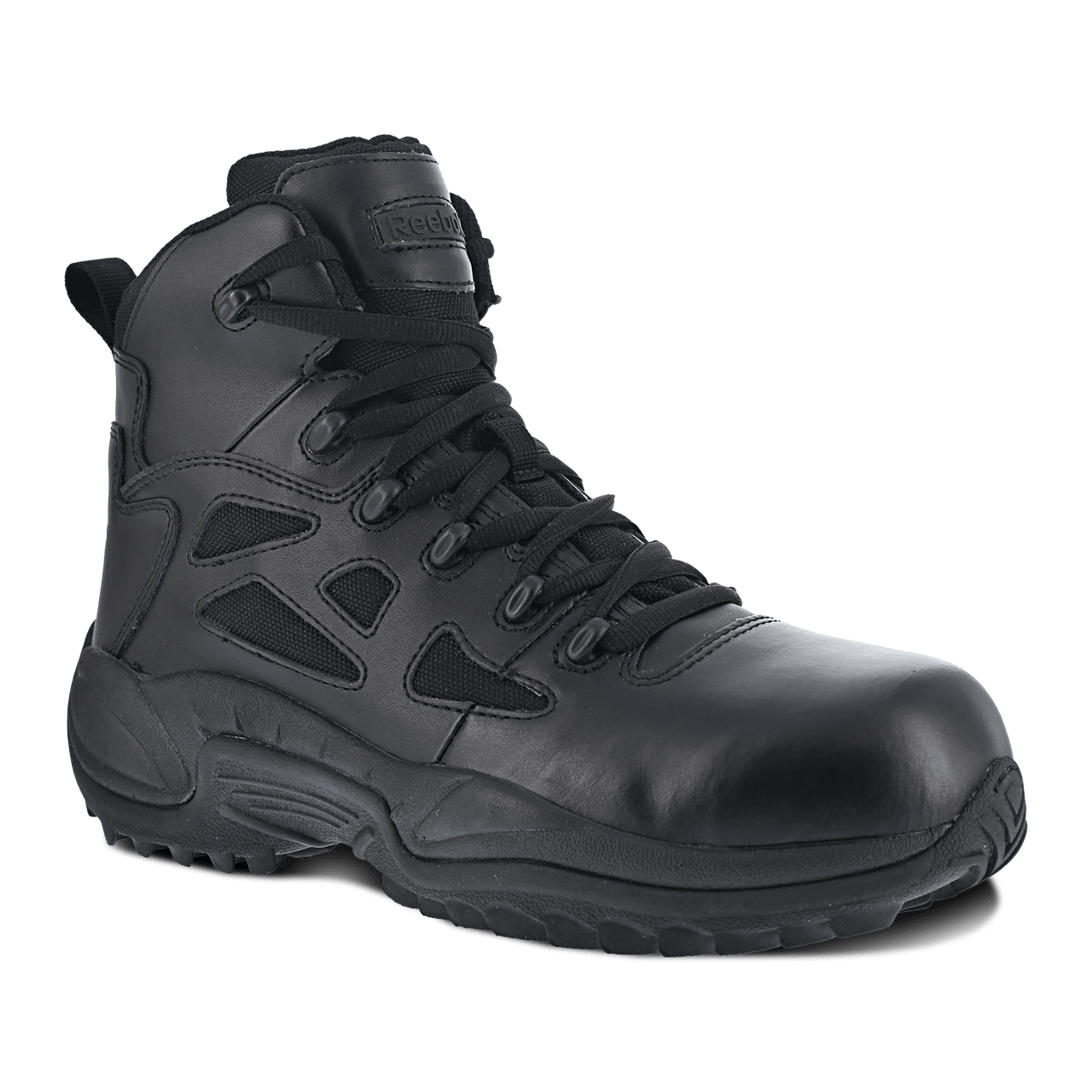 Boots - Reebok Rapid Response 6'' Stealth Boot W/ Composite Toe - Black