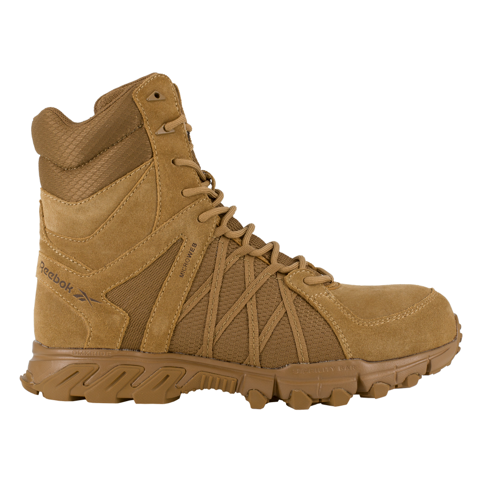 Boots - Reebok Trailgrip Tactical 8'' Boot W/ Composite Toe - Coyote