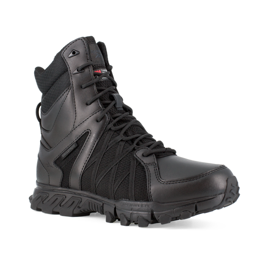 Boots - Reebok Trailgrip Tactical 8'' Waterproof Insulated Boot W/ Soft Toe - Black