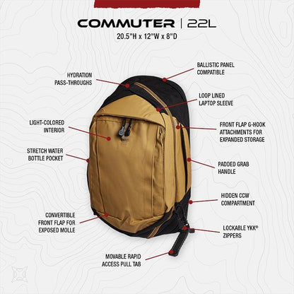 Vertx Pro Commuter Backpack | Tac Essentials