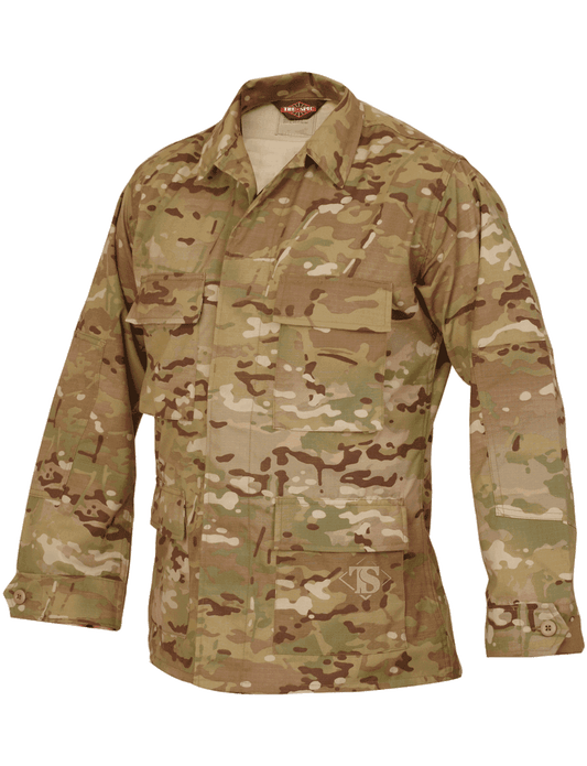 Tru-Spec BDU Camouflage Coat (50/50 Cordura Nylon Cotton Rip-Stop)-Tac Essentials