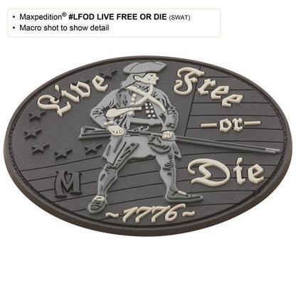 Maxpedition Live Free or Die Morale Patch-Tac Essentials